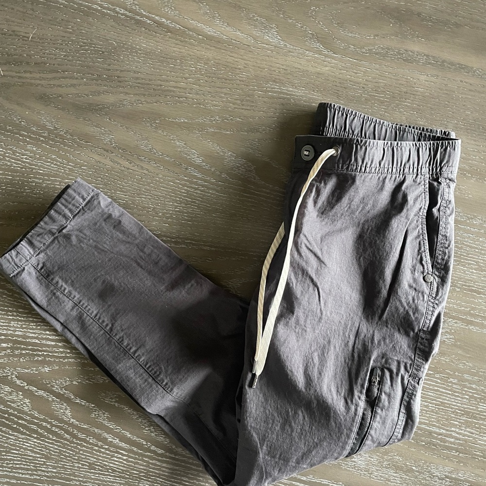 Vuori Villa Jogger Organic Cotton Stretch Pant Medium Gray Athleisure